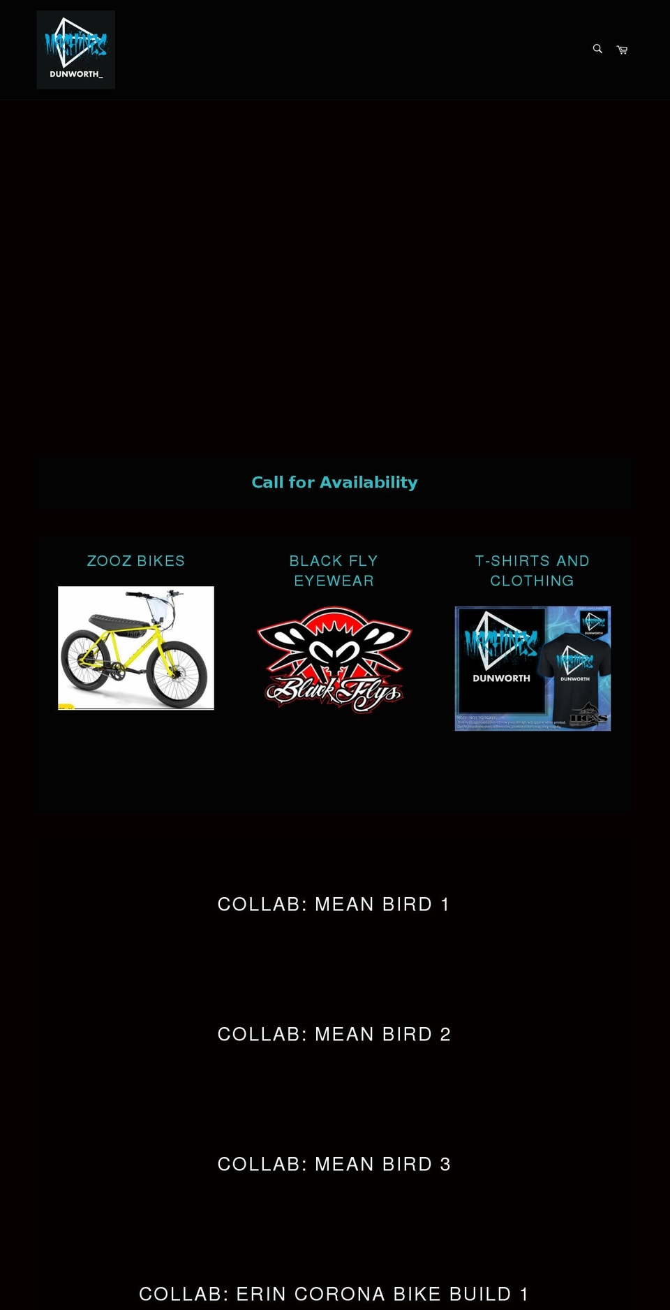 dunworthmachines.com shopify website screenshot