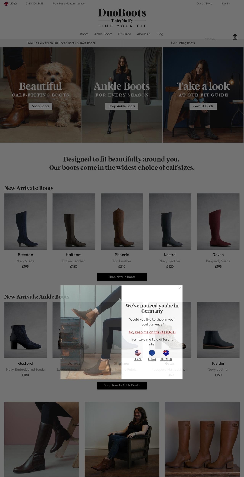 duo.clothing shopify website screenshot