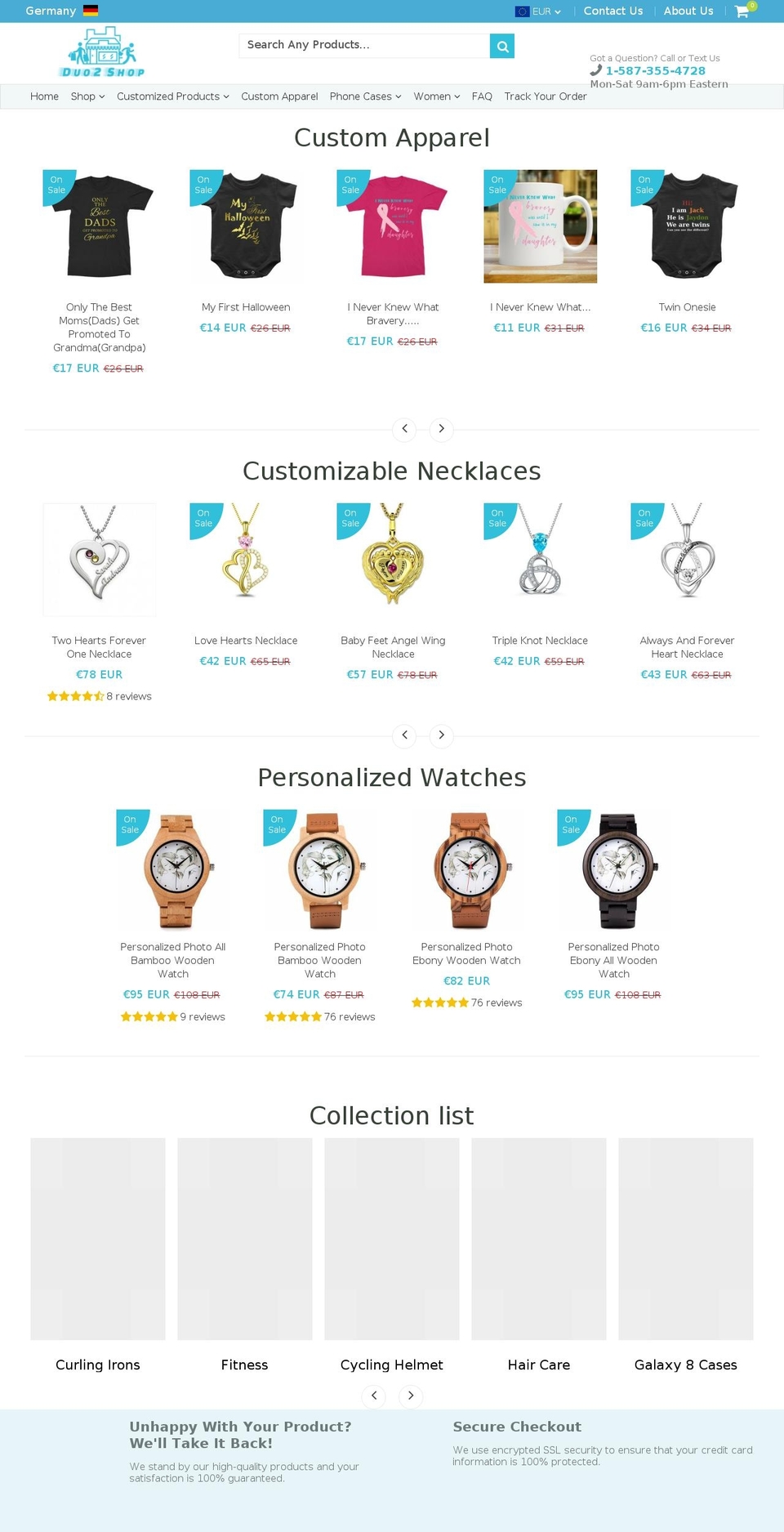 duo2-shop.com — Shopify storefront screenshot