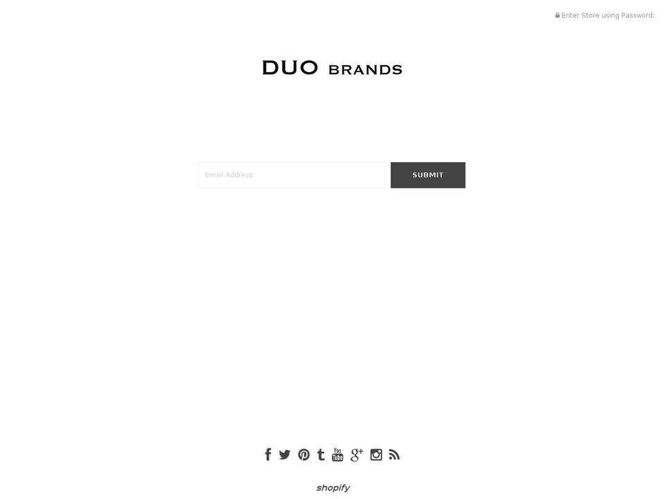 duobrands.com shopify website screenshot