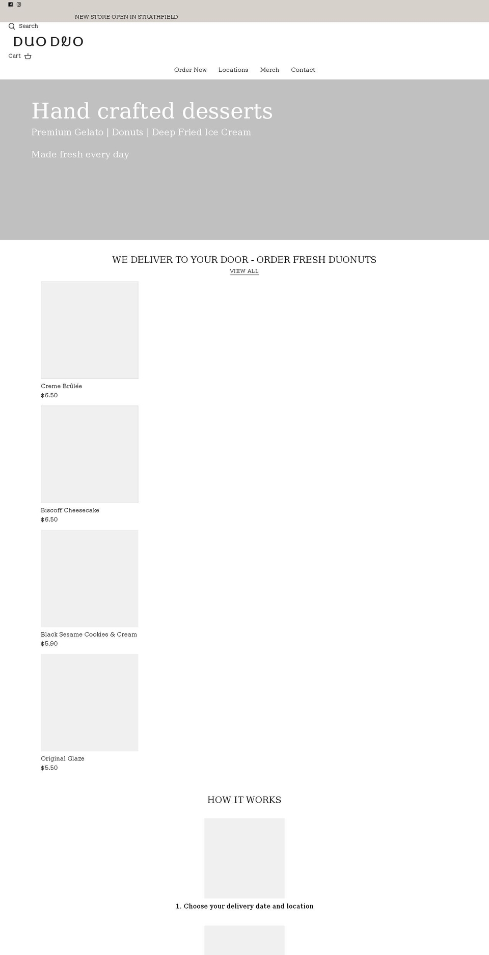 duoduo.com.au shopify website screenshot