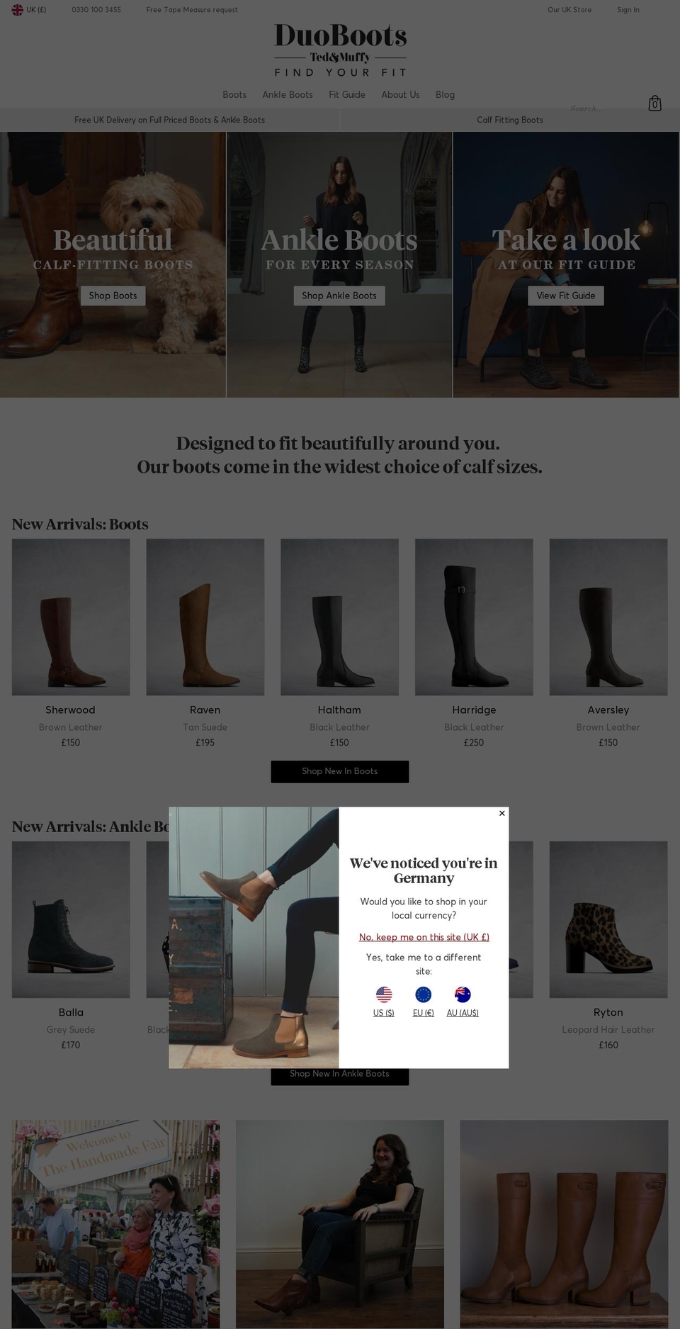 duoshoes.nl shopify website screenshot