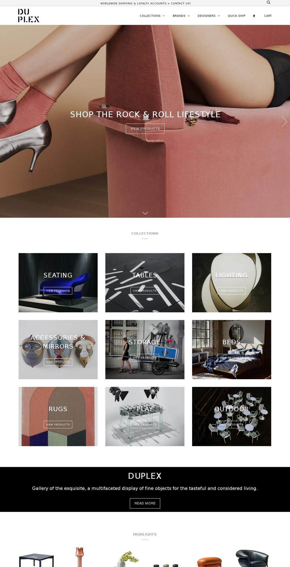 duplexdesignagency.com shopify website screenshot