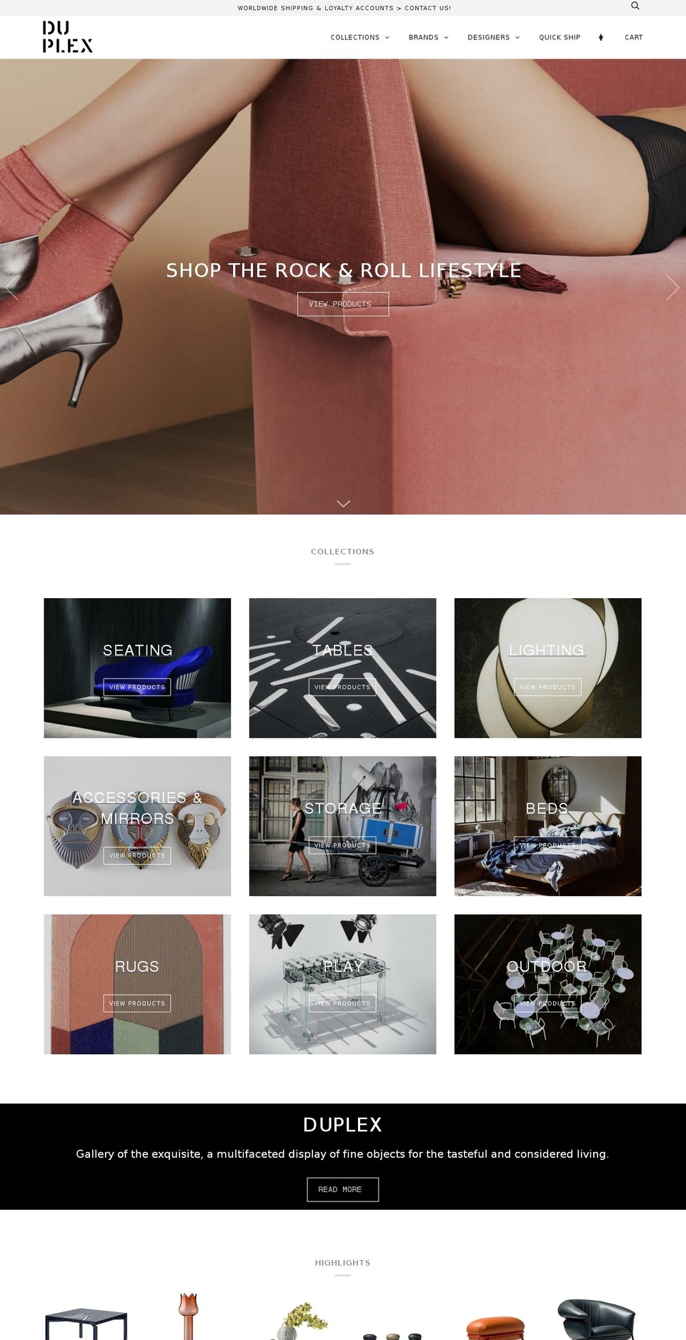 duplexdsgn.com shopify website screenshot