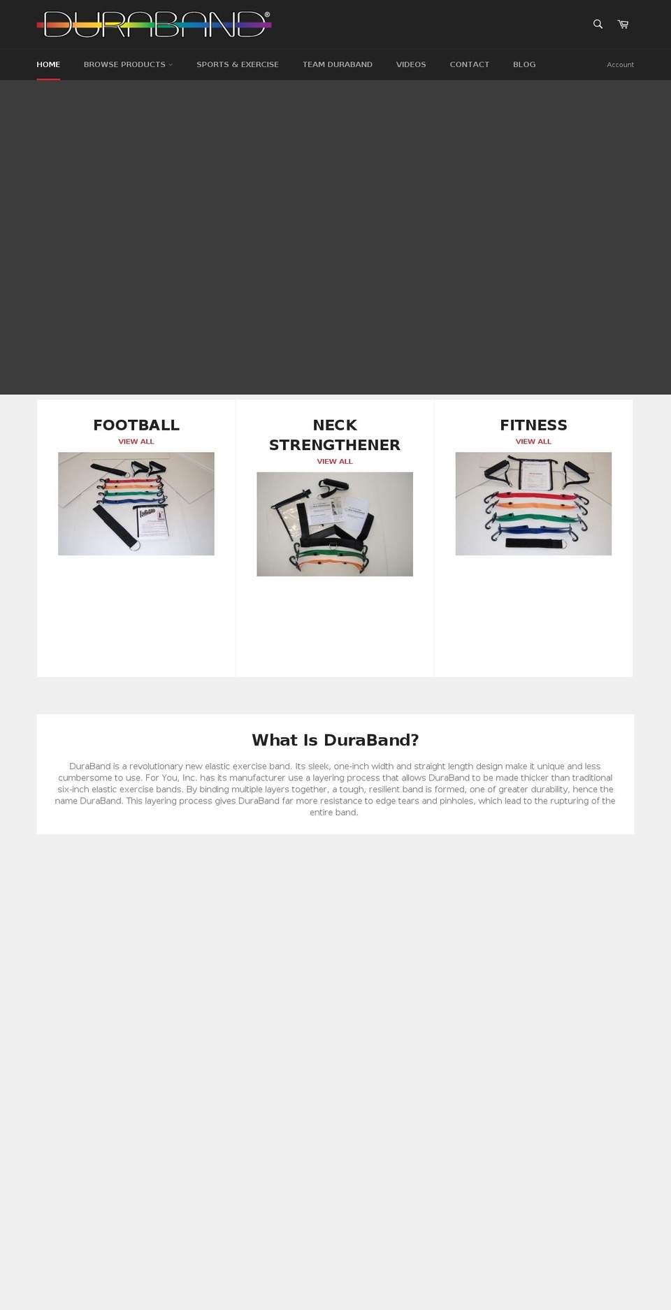 dura-band.com — Shopify storefront screenshot