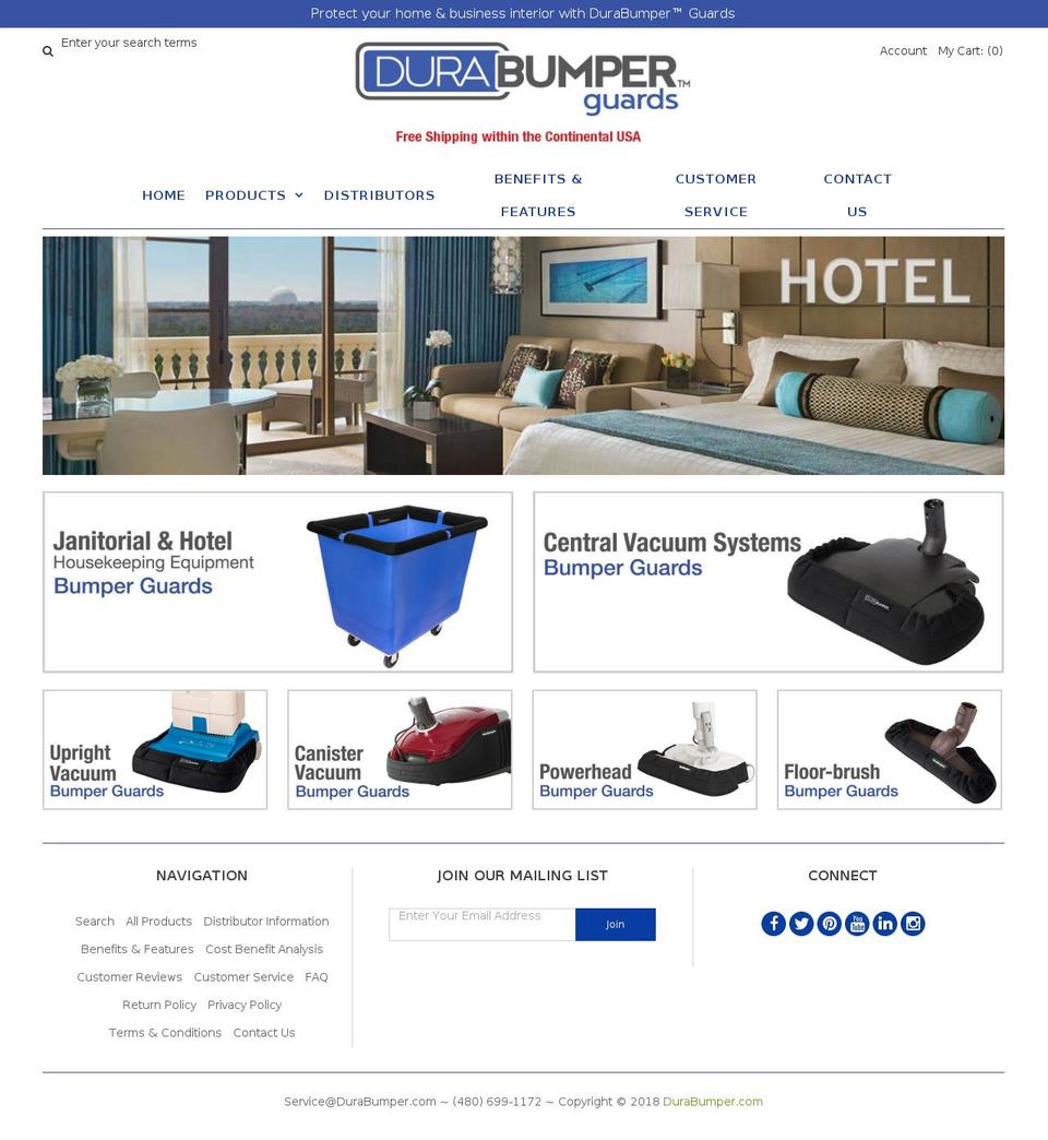 durabumper.com shopify website screenshot