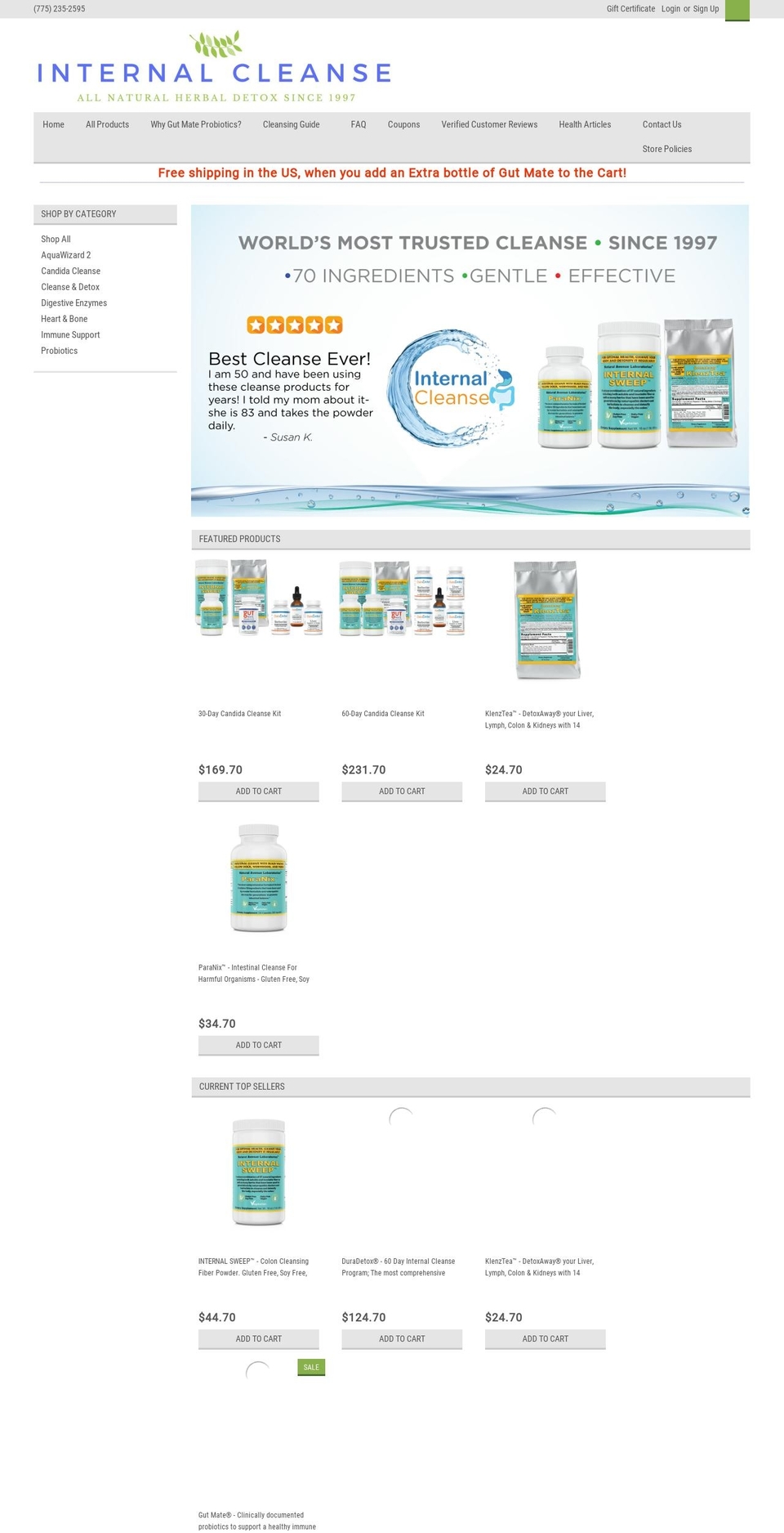 duradetox.net shopify website screenshot