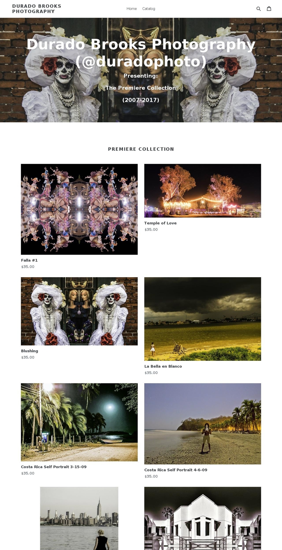duradophoto.com shopify website screenshot