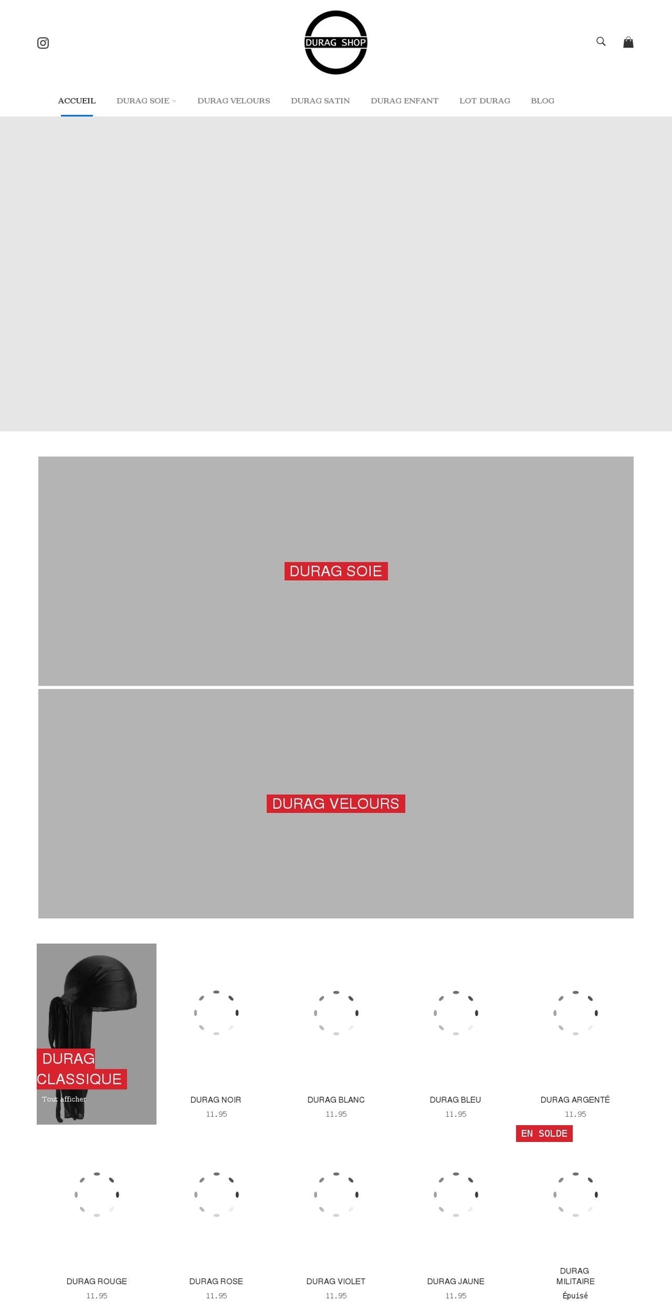durag-shop.com shopify website screenshot
