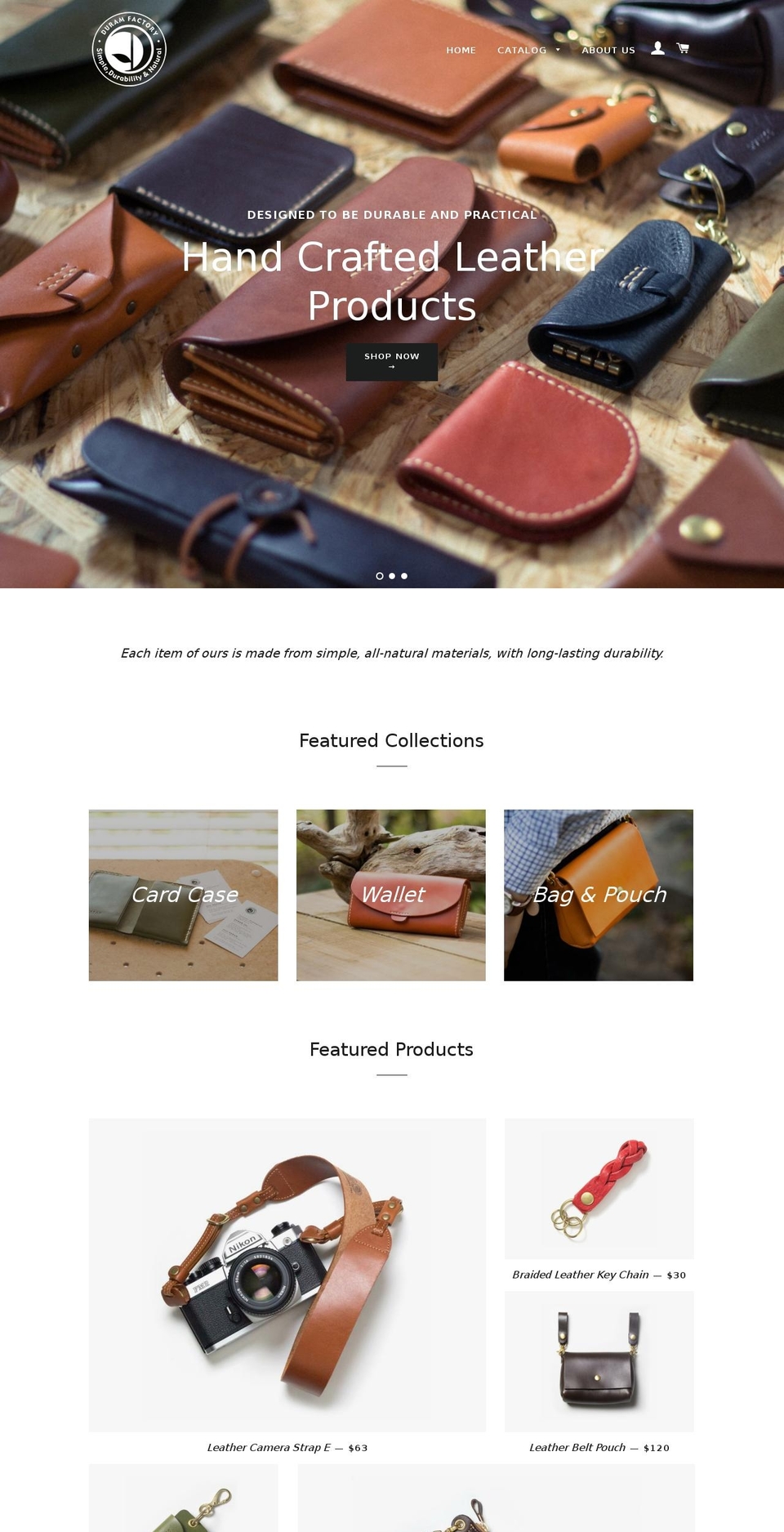 duramfactory.com shopify website screenshot