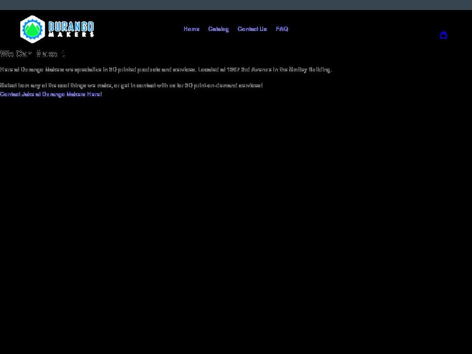 durangomakers.com shopify website screenshot