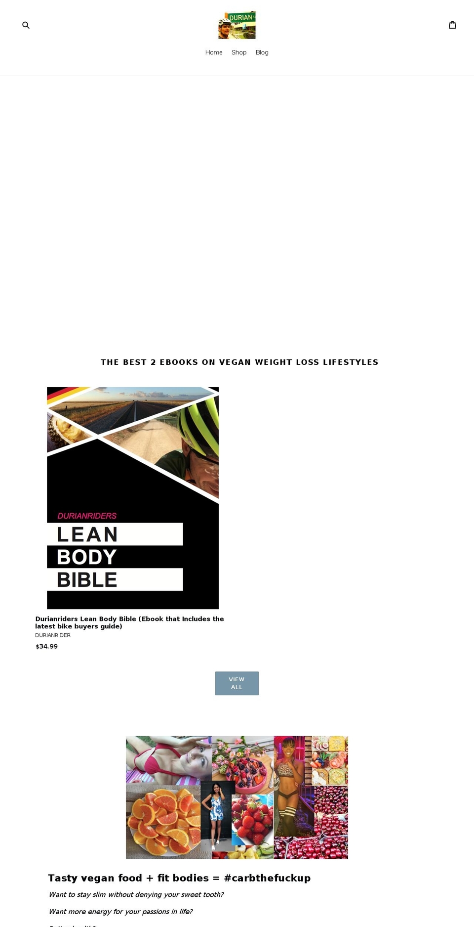 durianrider-publications.myshopify.com shopify website screenshot