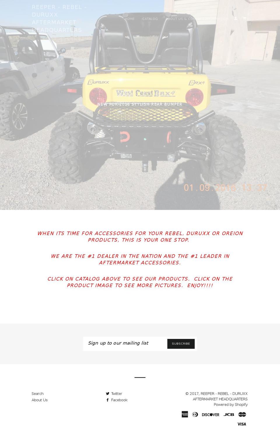 duruxxaftermarket.com shopify website screenshot