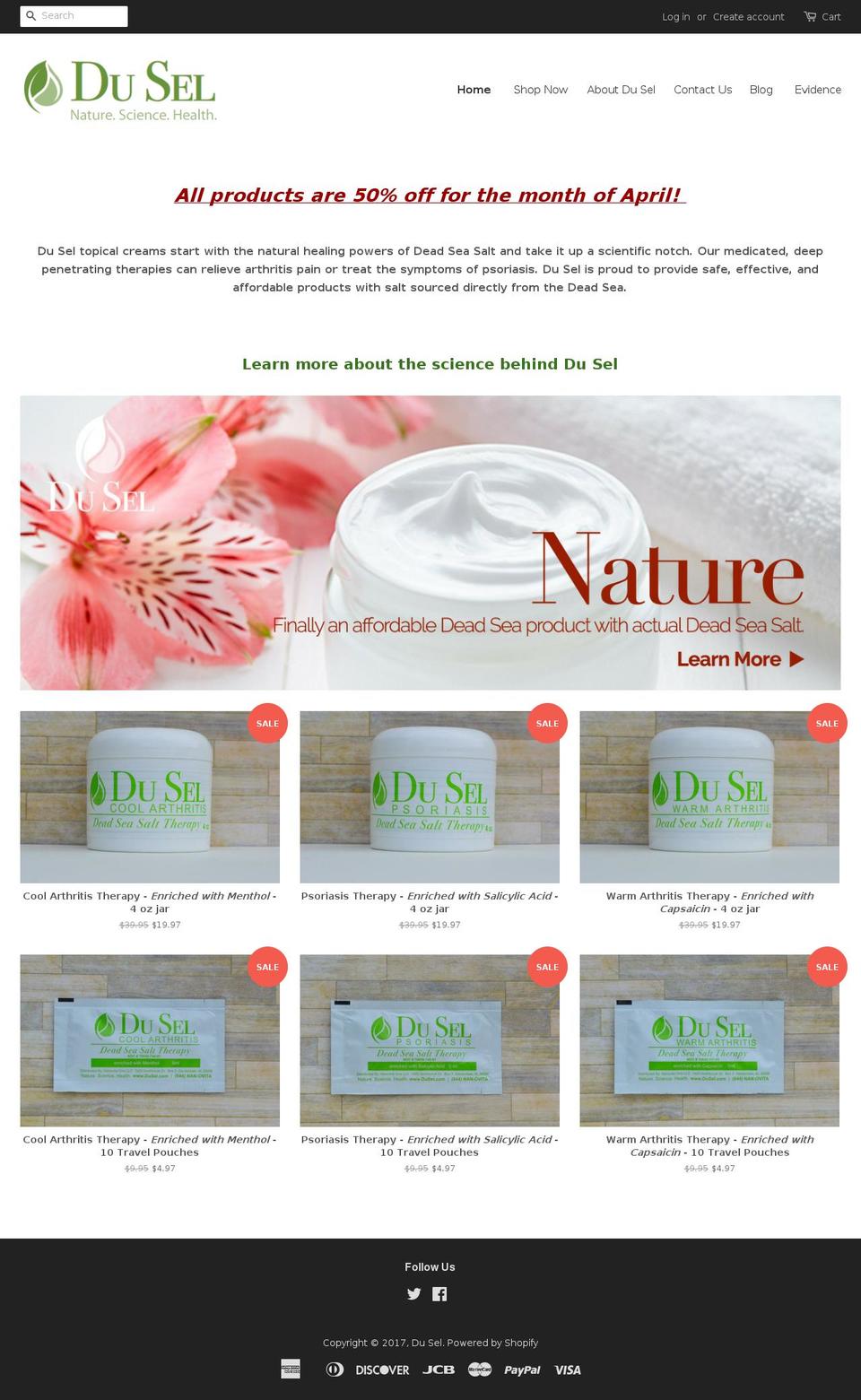 dusel.com shopify website screenshot