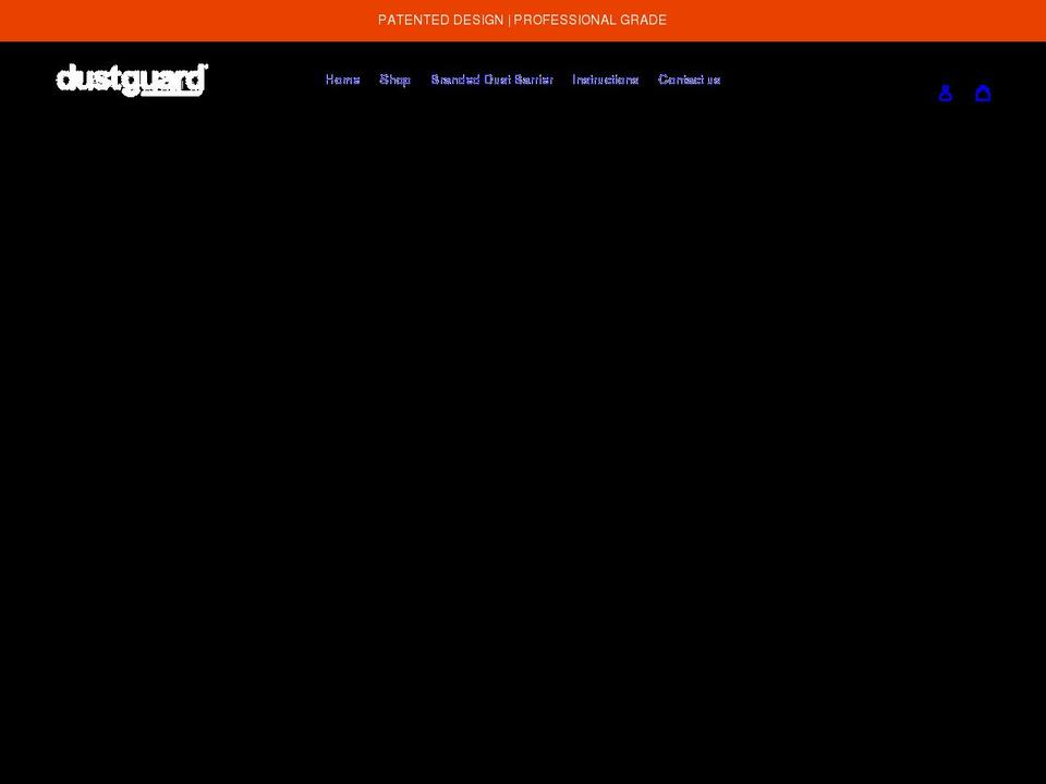 dustguard.com shopify website screenshot