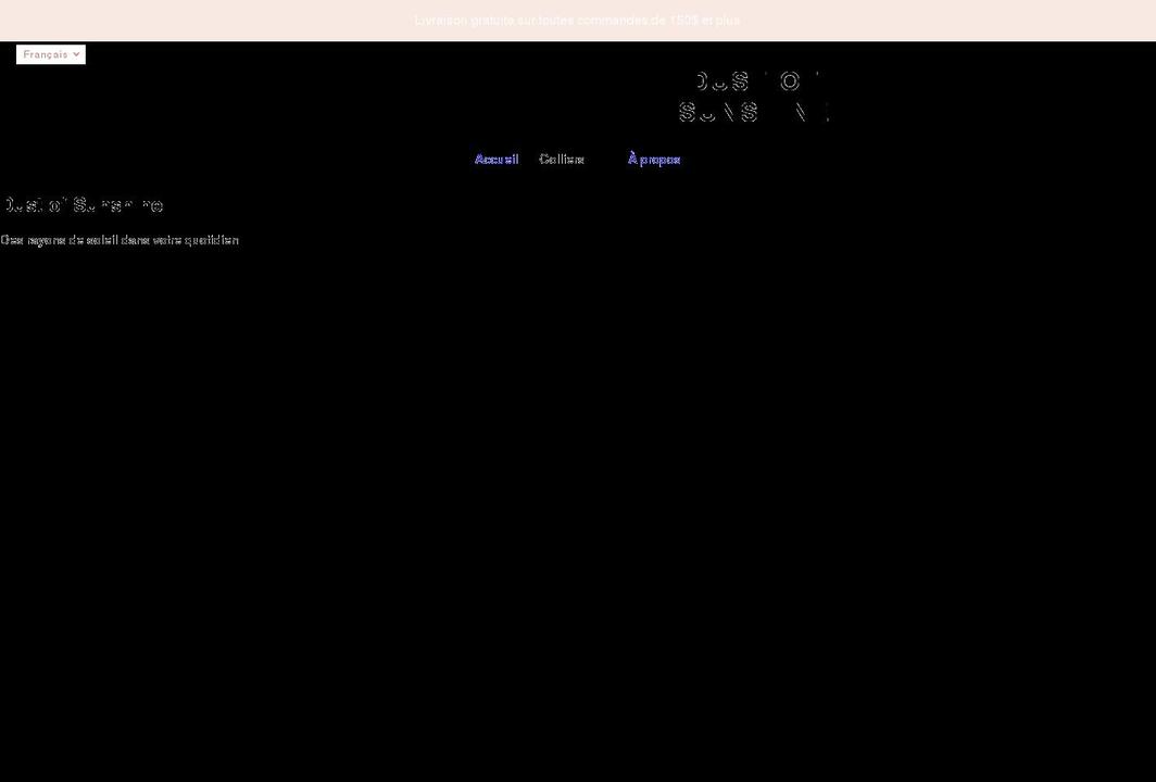 dustofsunshine.com shopify website screenshot