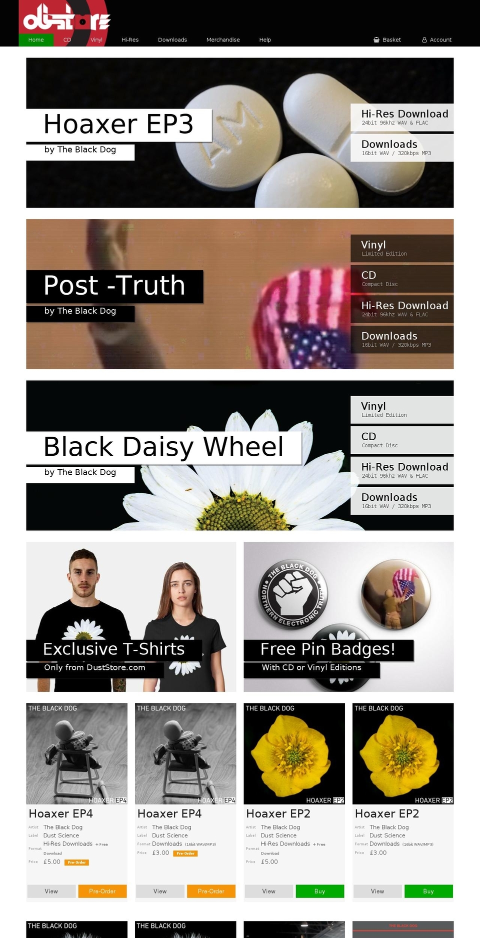 duststore.com shopify website screenshot