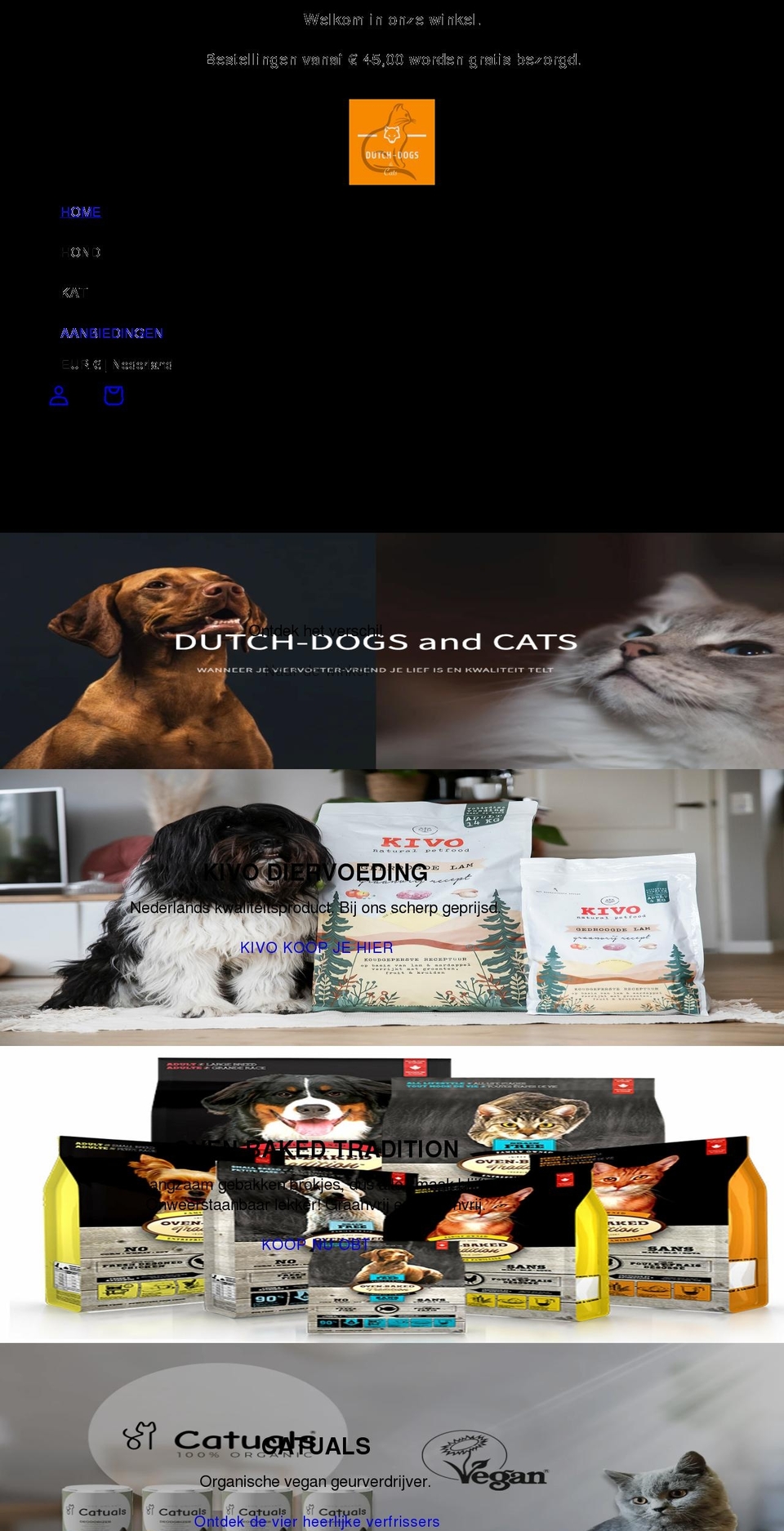 dutch-dogs.online shopify website screenshot