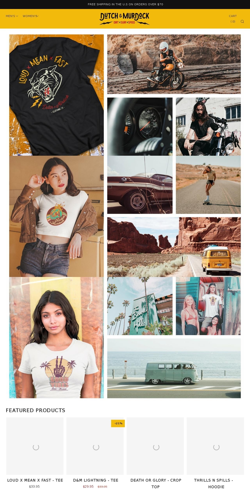 dutchandmurdock.com shopify website screenshot