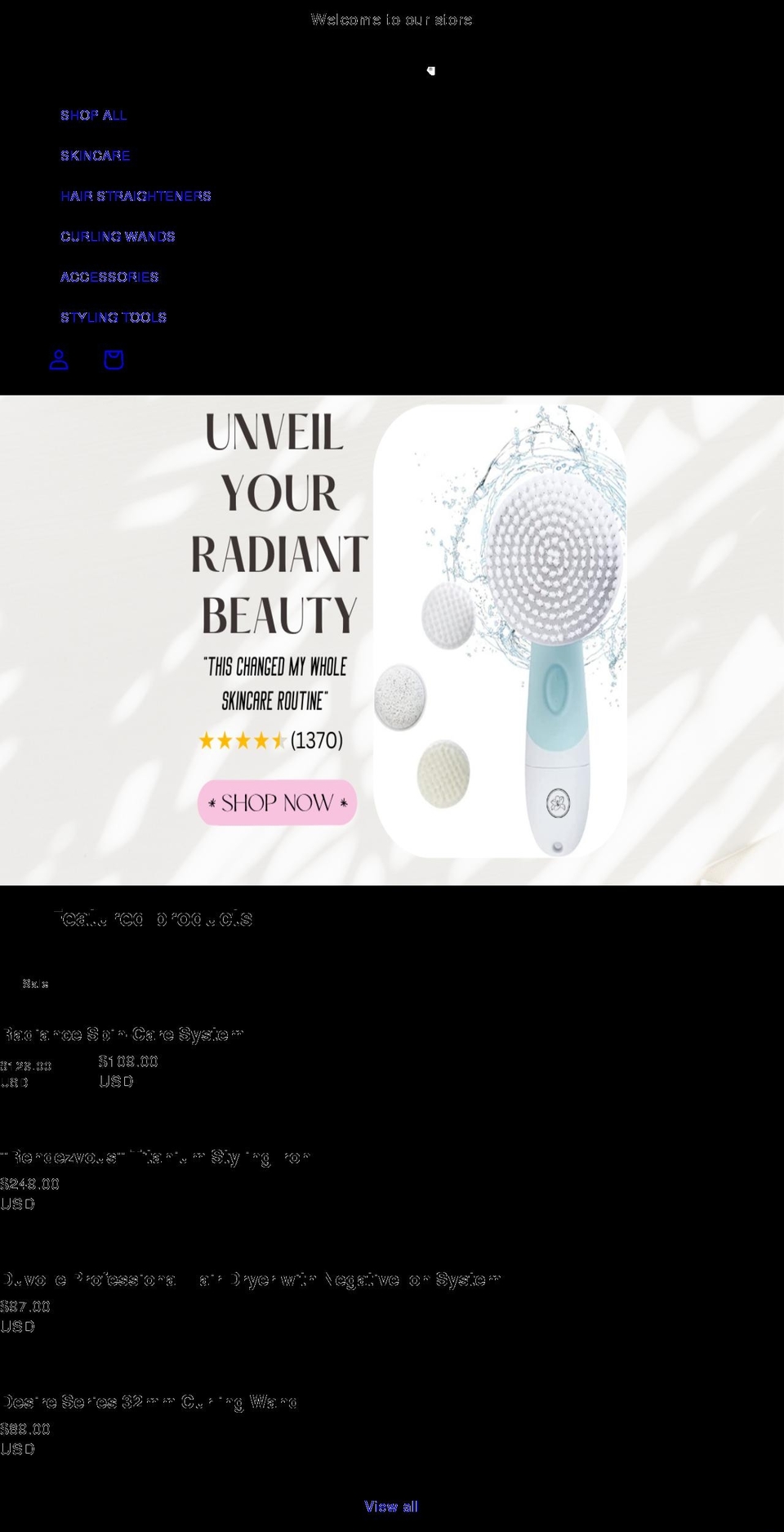 duvolle.com shopify website screenshot