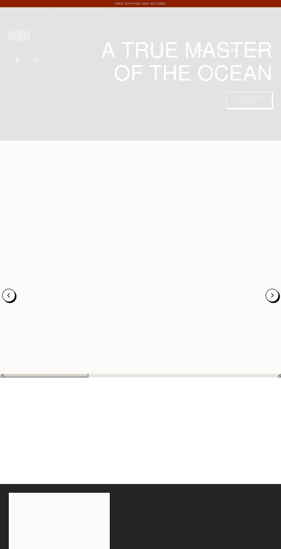 duxotwatches.com shopify website screenshot