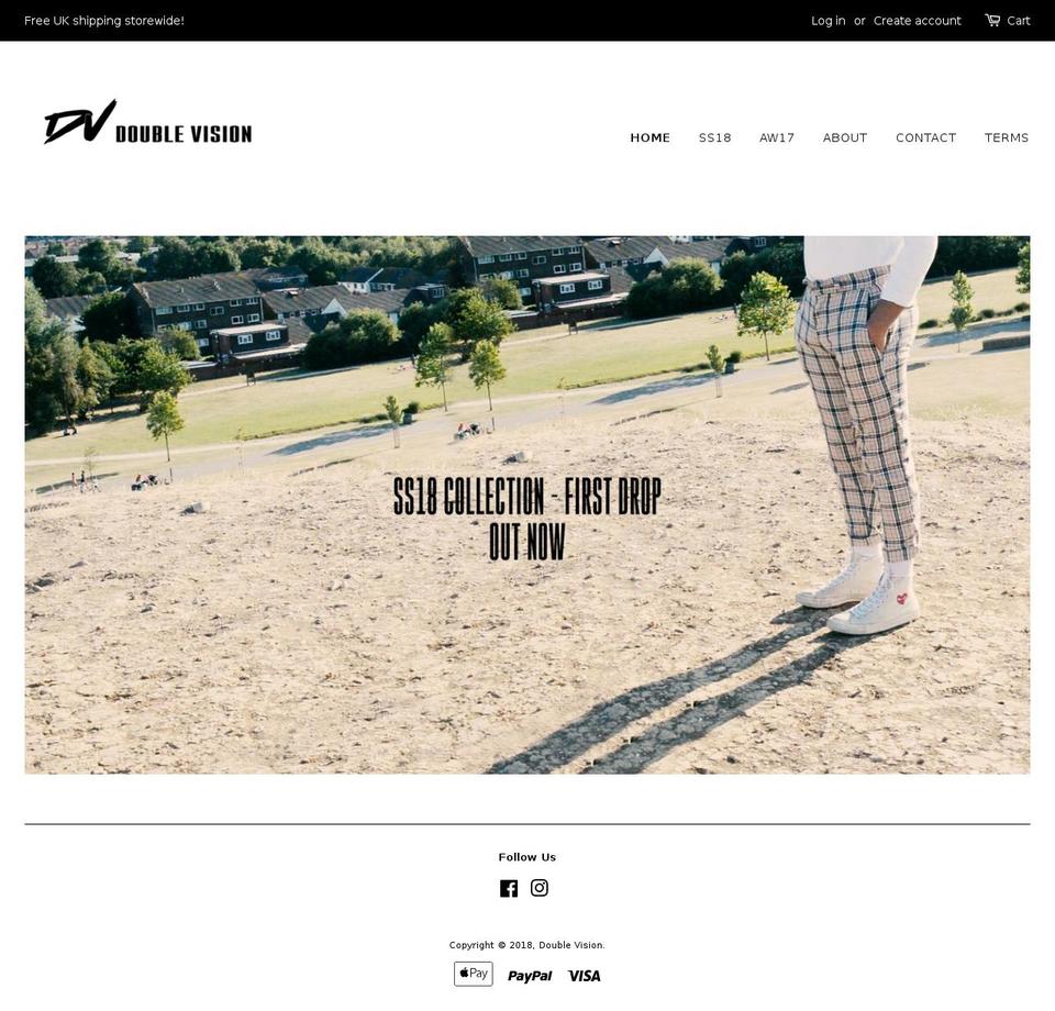 dvapparel.co.uk shopify website screenshot