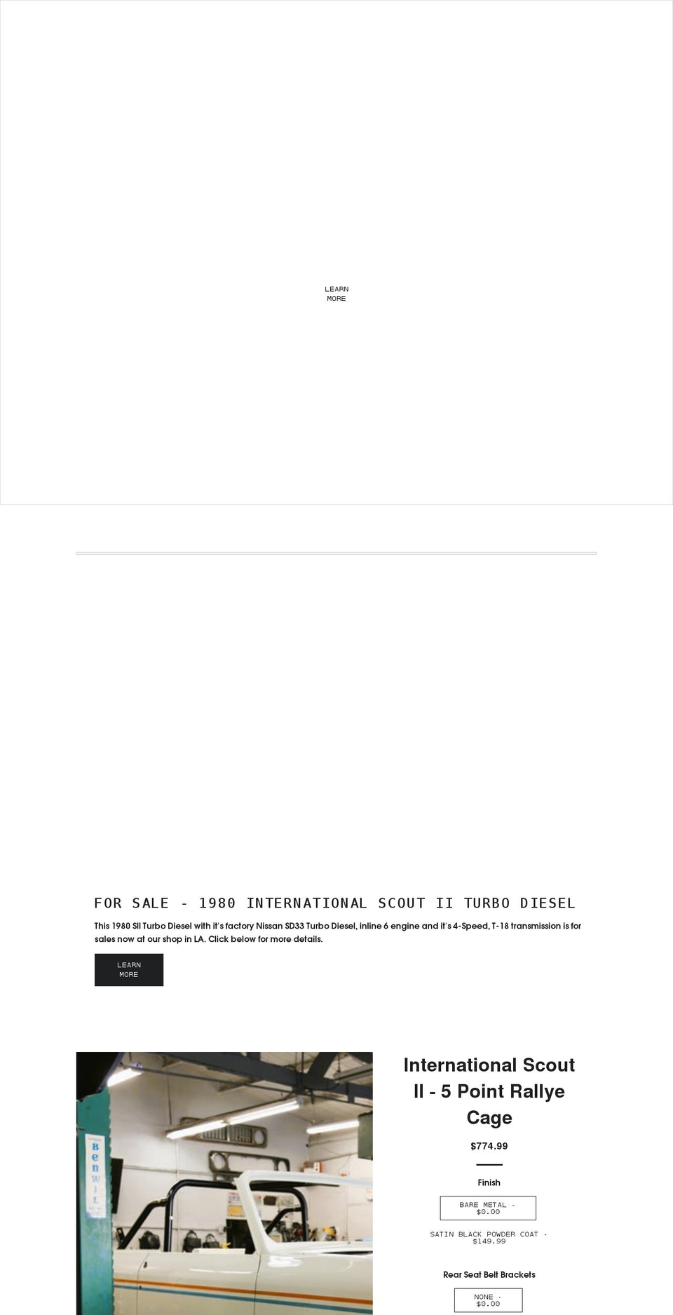 dvfcustoms.com — Shopify storefront screenshot
