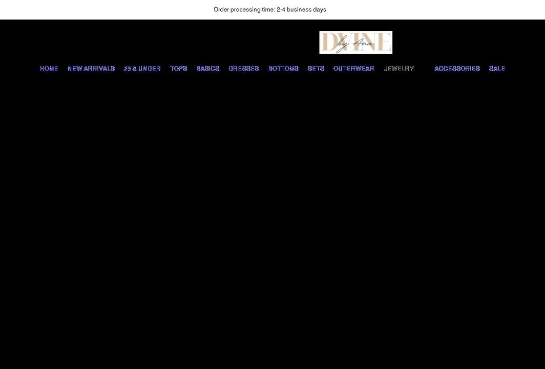 dvinebyana.com shopify website screenshot