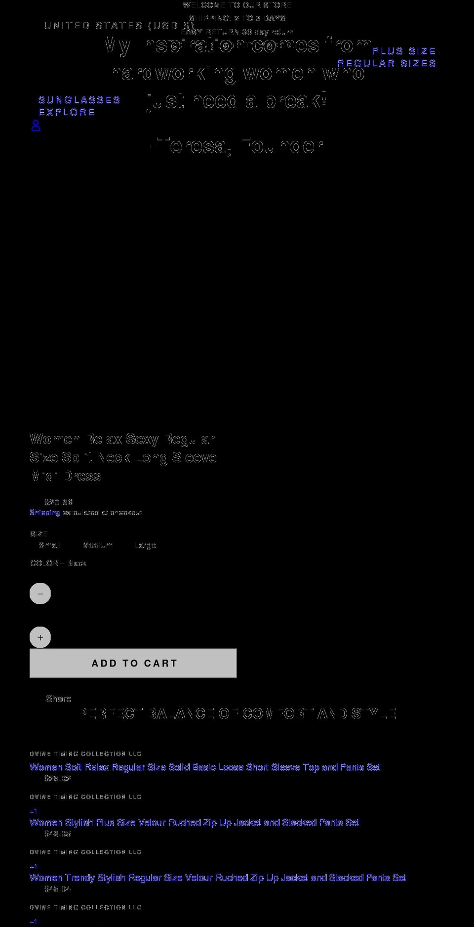 dvinetimingcollectionllc.com shopify website screenshot