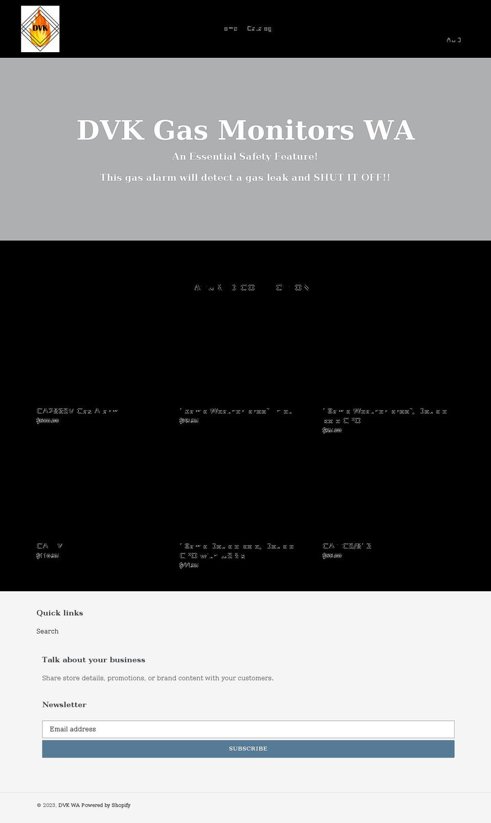 dvk-wa.myshopify.com shopify website screenshot