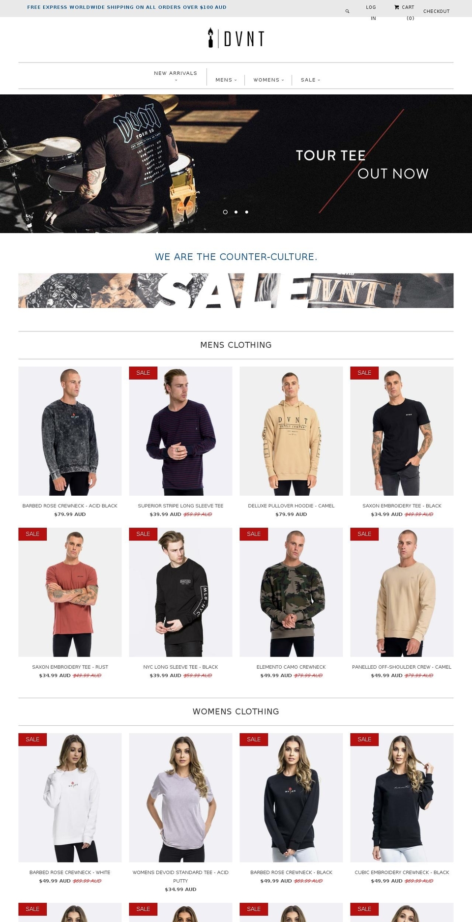 New Responsive 2018 V2 Shopify theme site example dvntstore.com