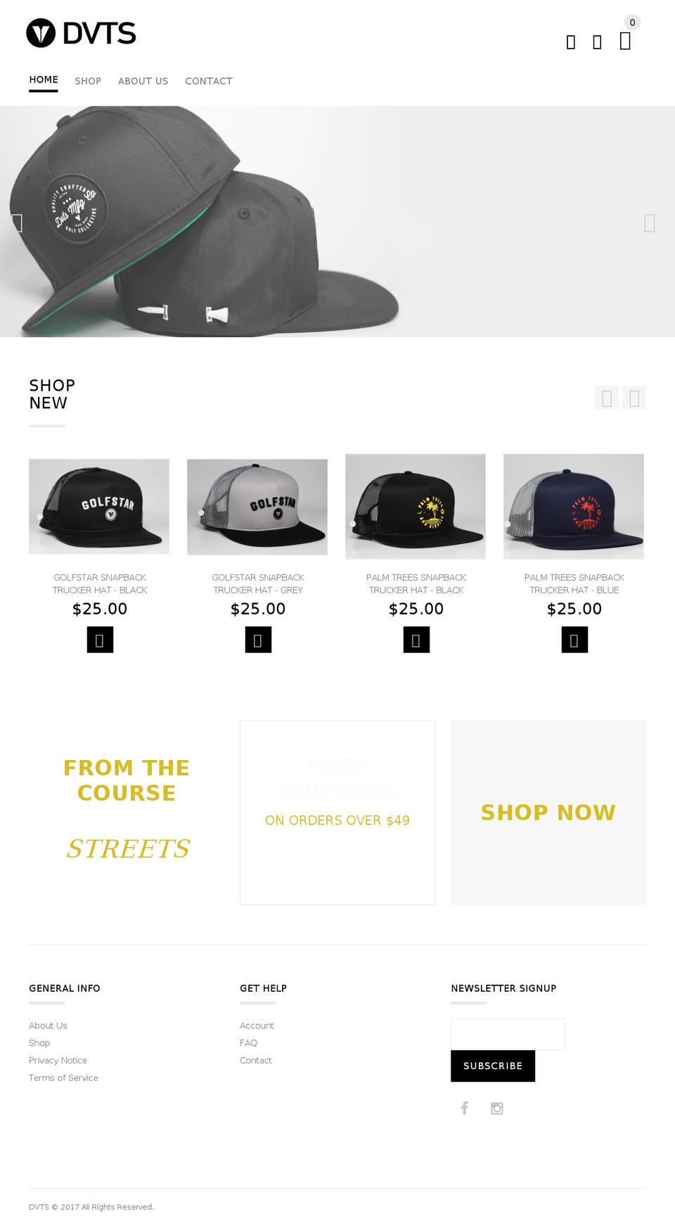 fashop-v1-0-1 Shopify theme site example dvtsgolf.com