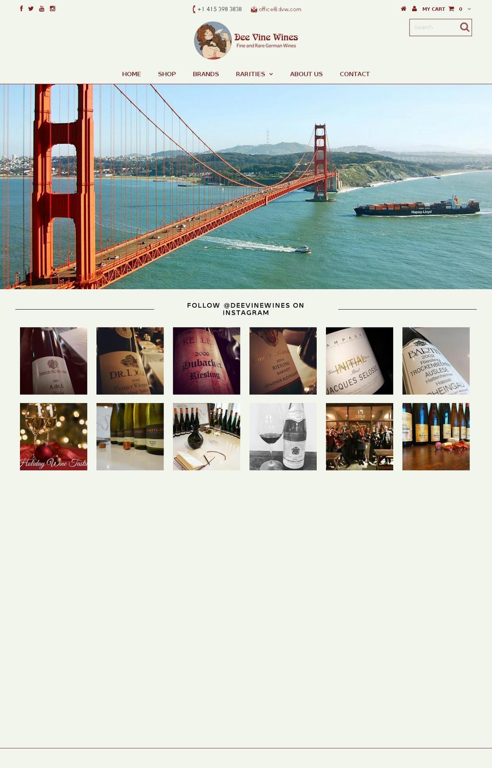 dvw.com shopify website screenshot