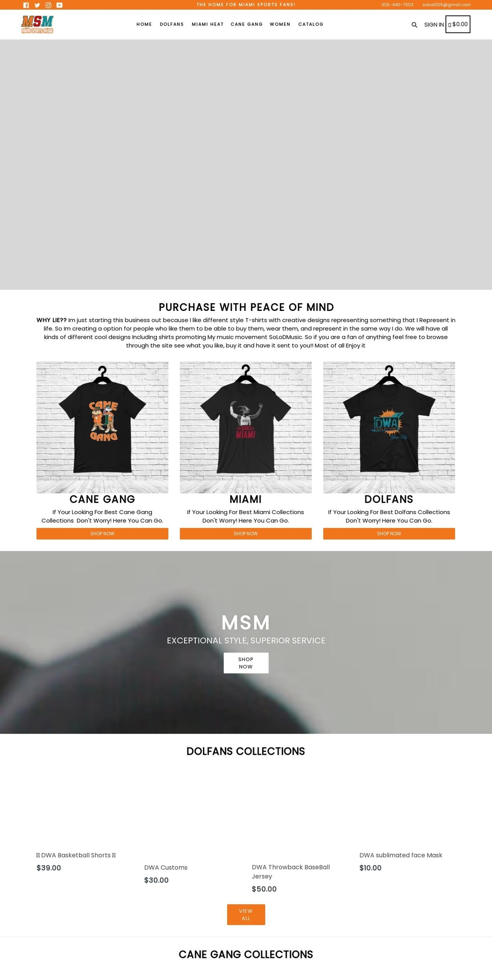 dwagear.com — Shopify storefront screenshot