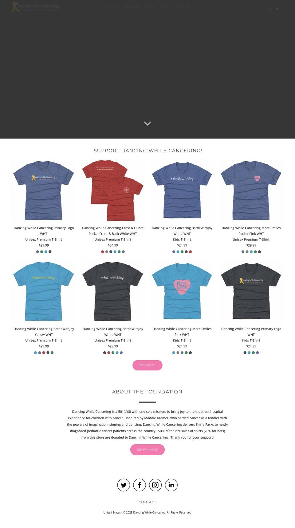 dwcstore.com shopify website screenshot