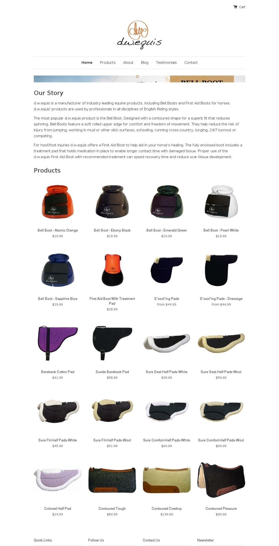 dwequis.com shopify website screenshot