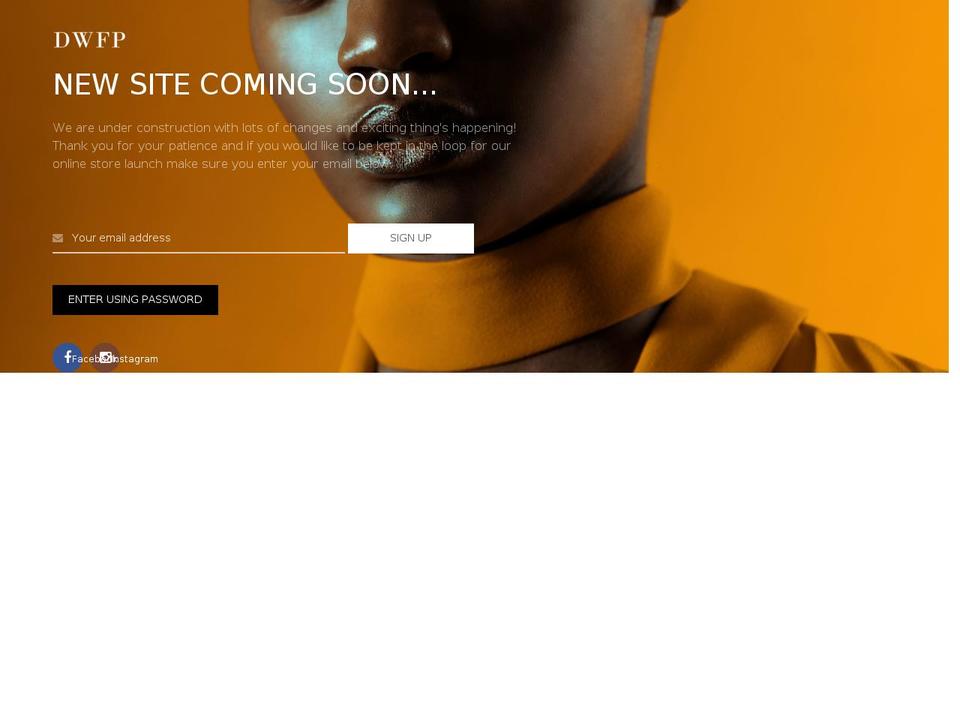 theme-upload-- Shopify theme site example dwfp.com.au