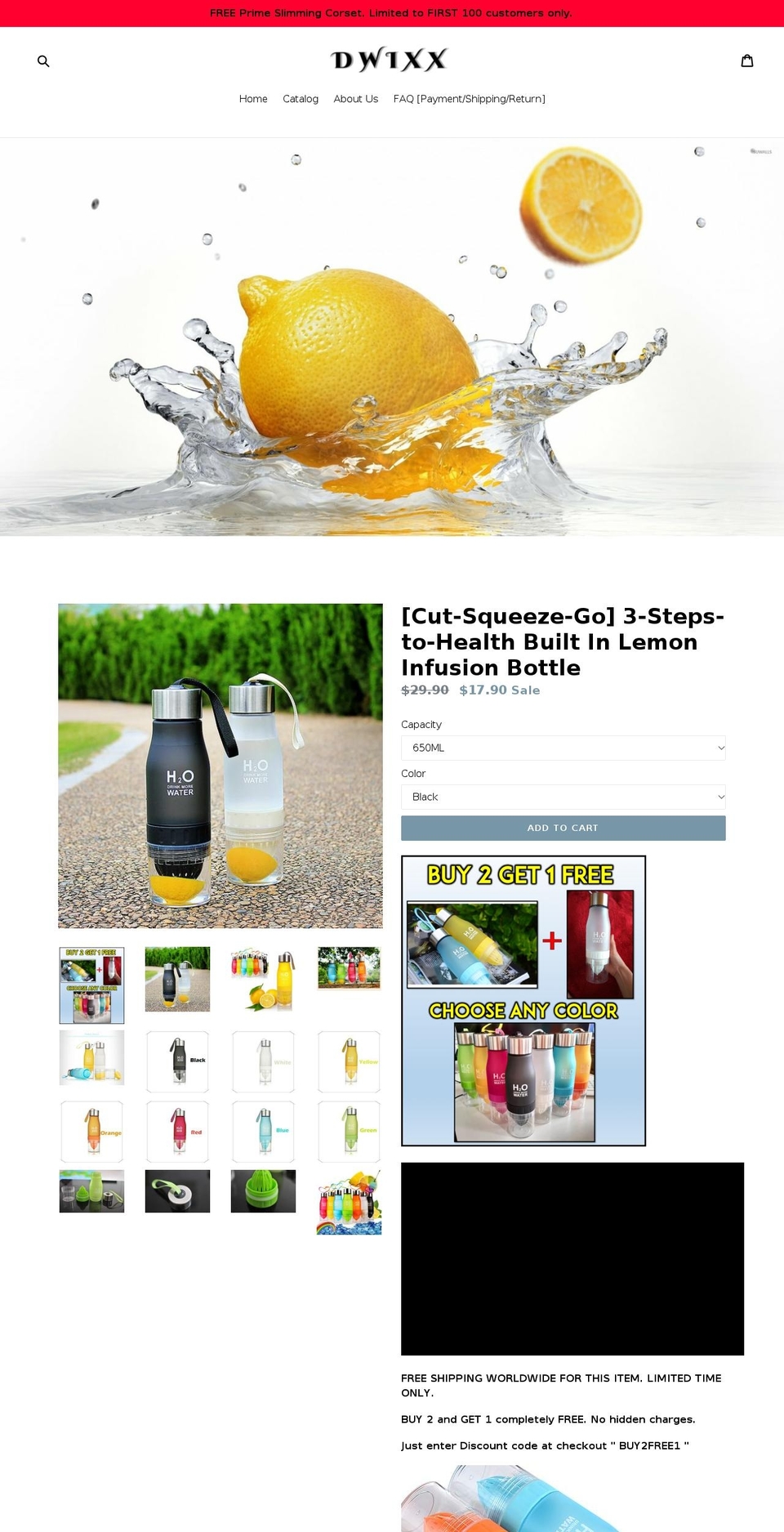 dwixx.com — Shopify storefront screenshot