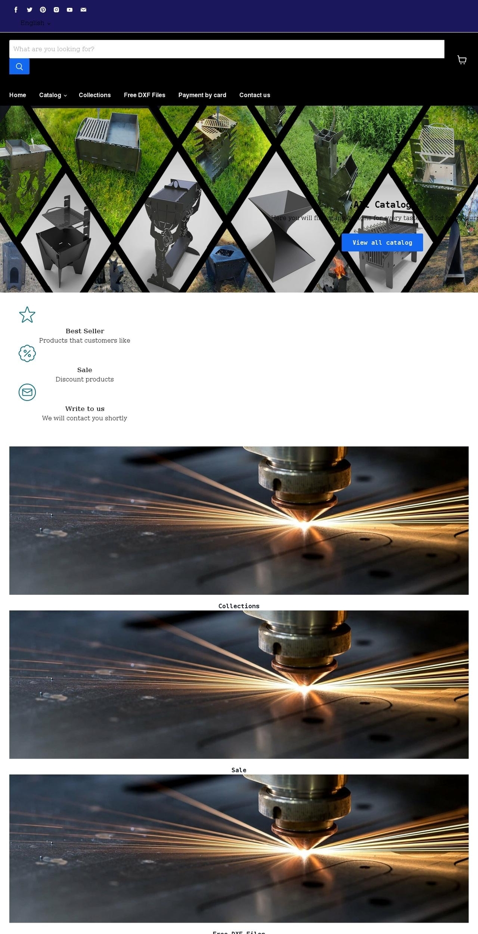 dxf4you.com shopify website screenshot