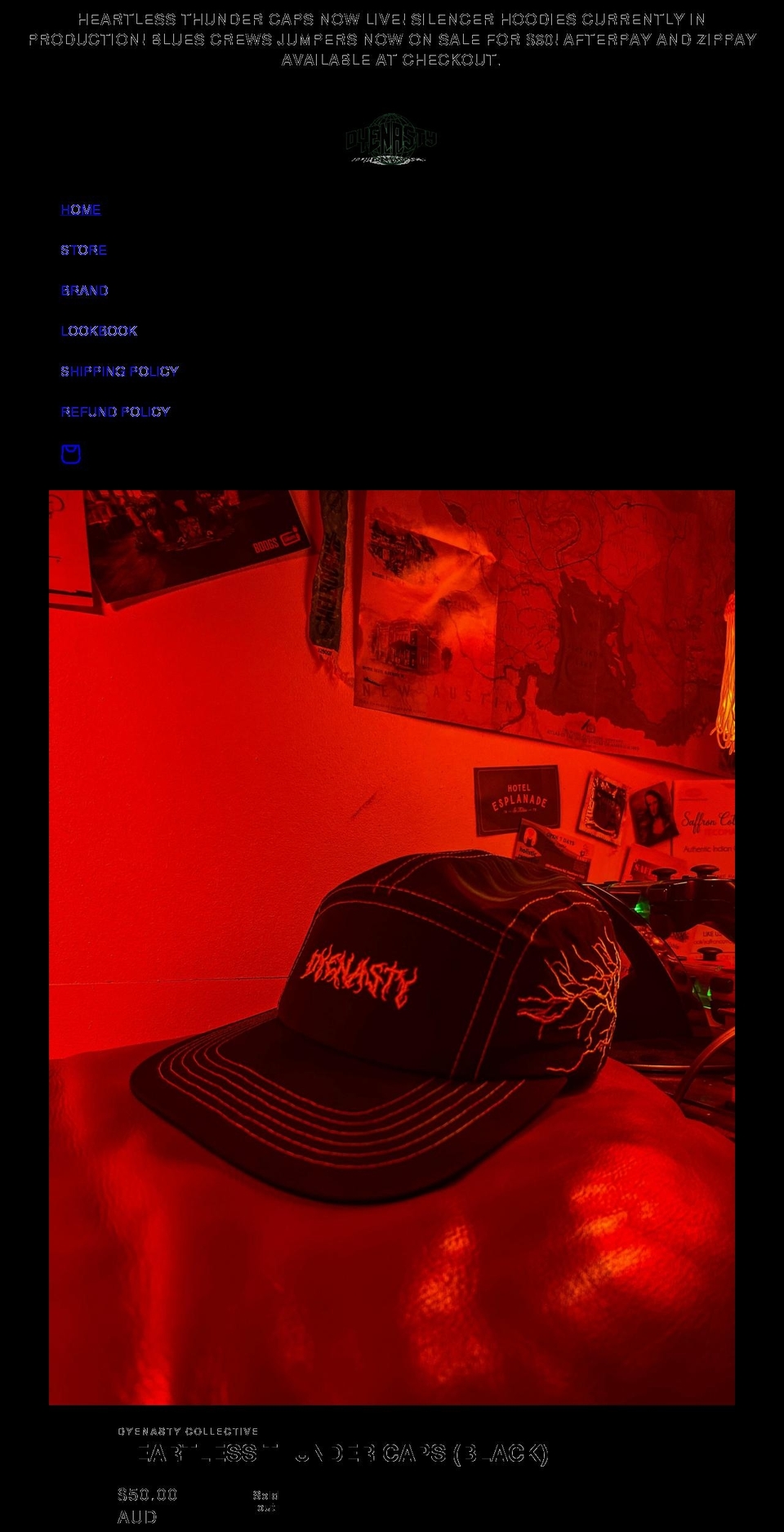 dyenastycollective.com shopify website screenshot