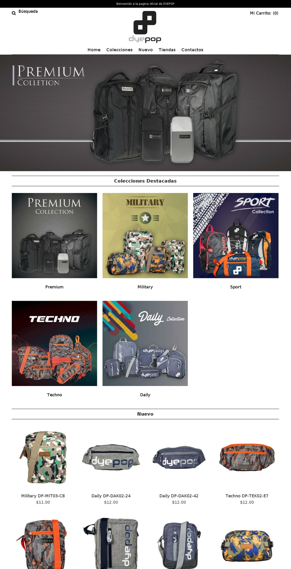 dyepop.com — Shopify storefront screenshot