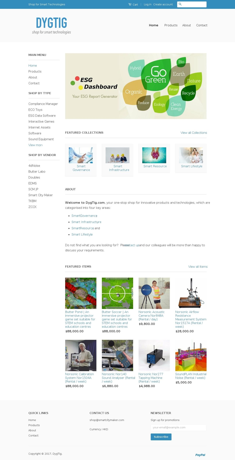 dygtig.com shopify website screenshot