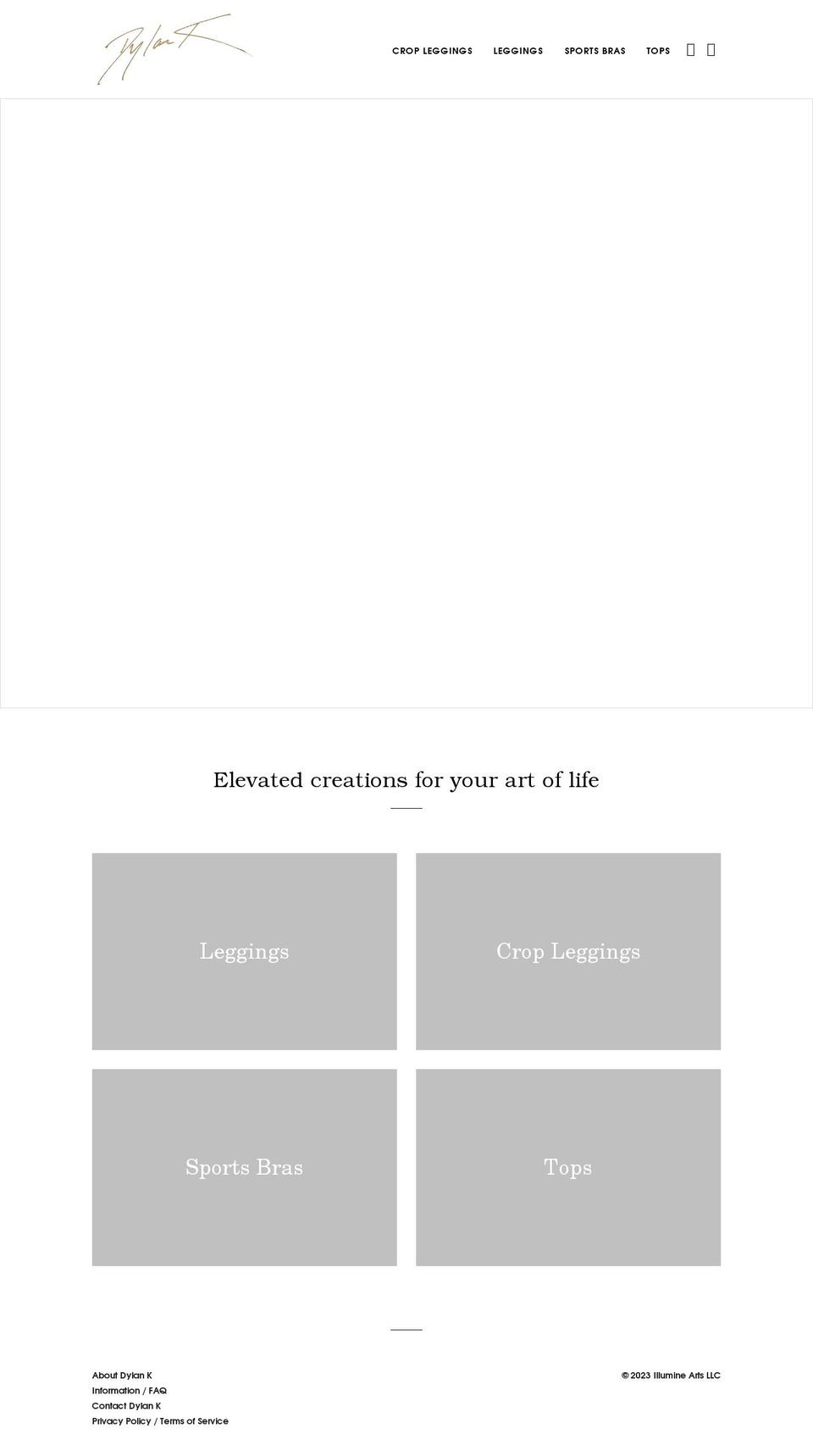dylan-k.com shopify website screenshot
