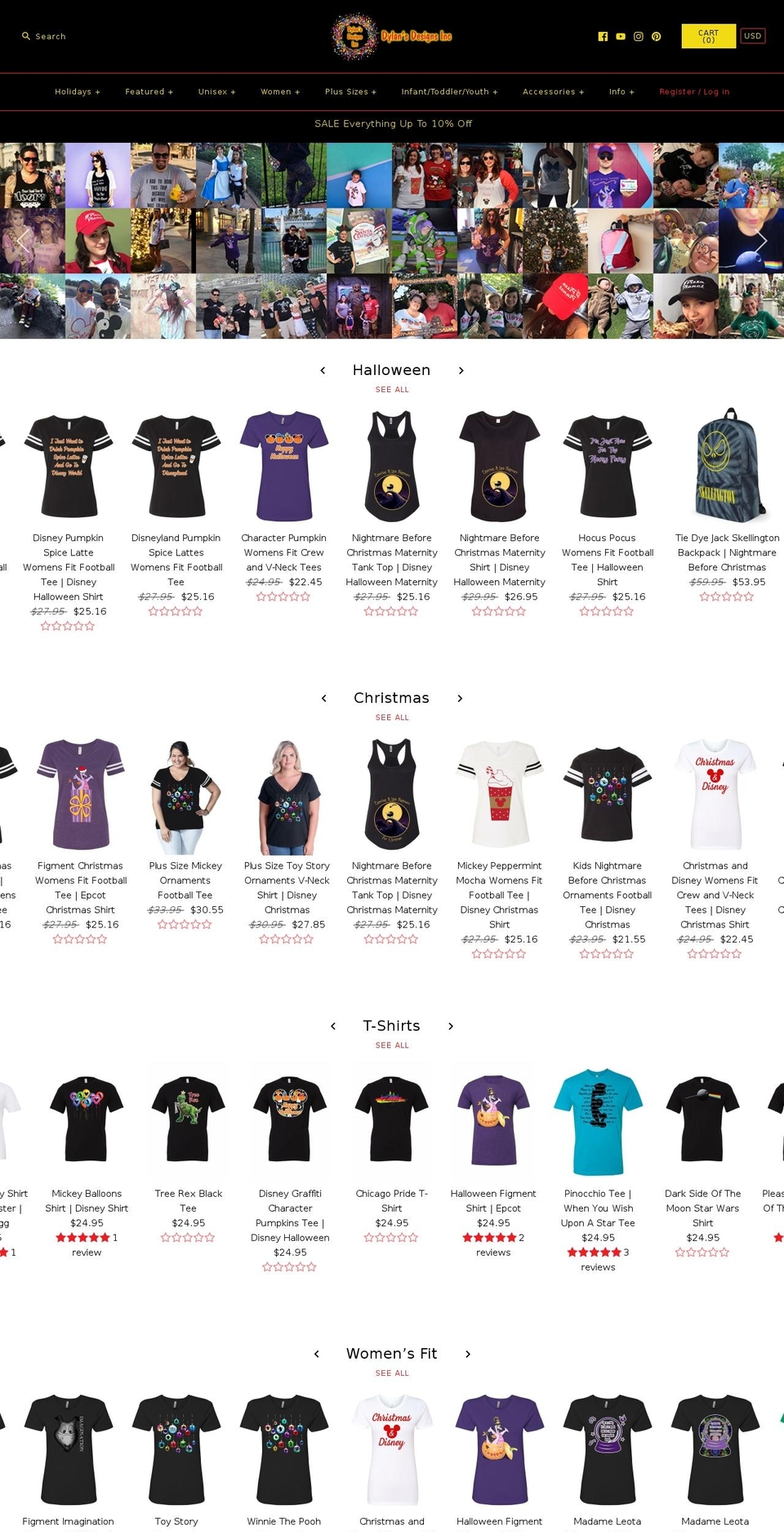 dylandtg.com — Shopify storefront screenshot