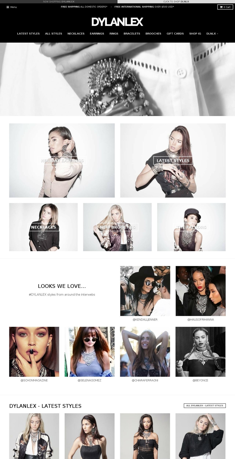 dylanlex.com shopify website screenshot