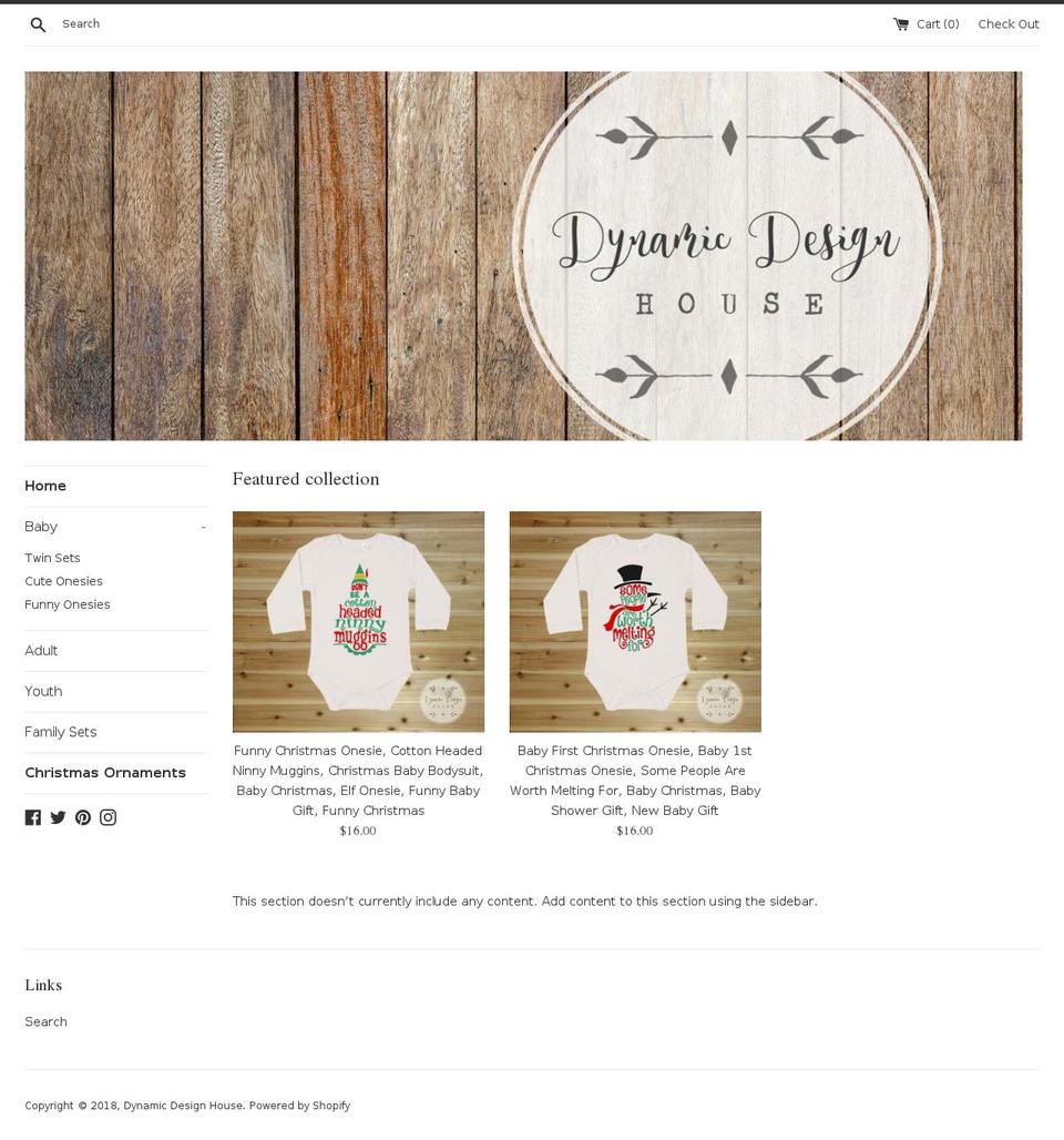 dynamicdesignhouse.com — Shopify storefront screenshot