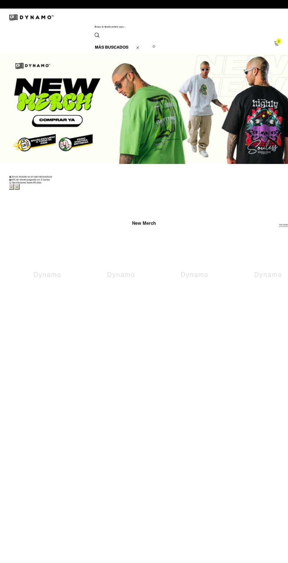 dynamobrand.co shopify website screenshot