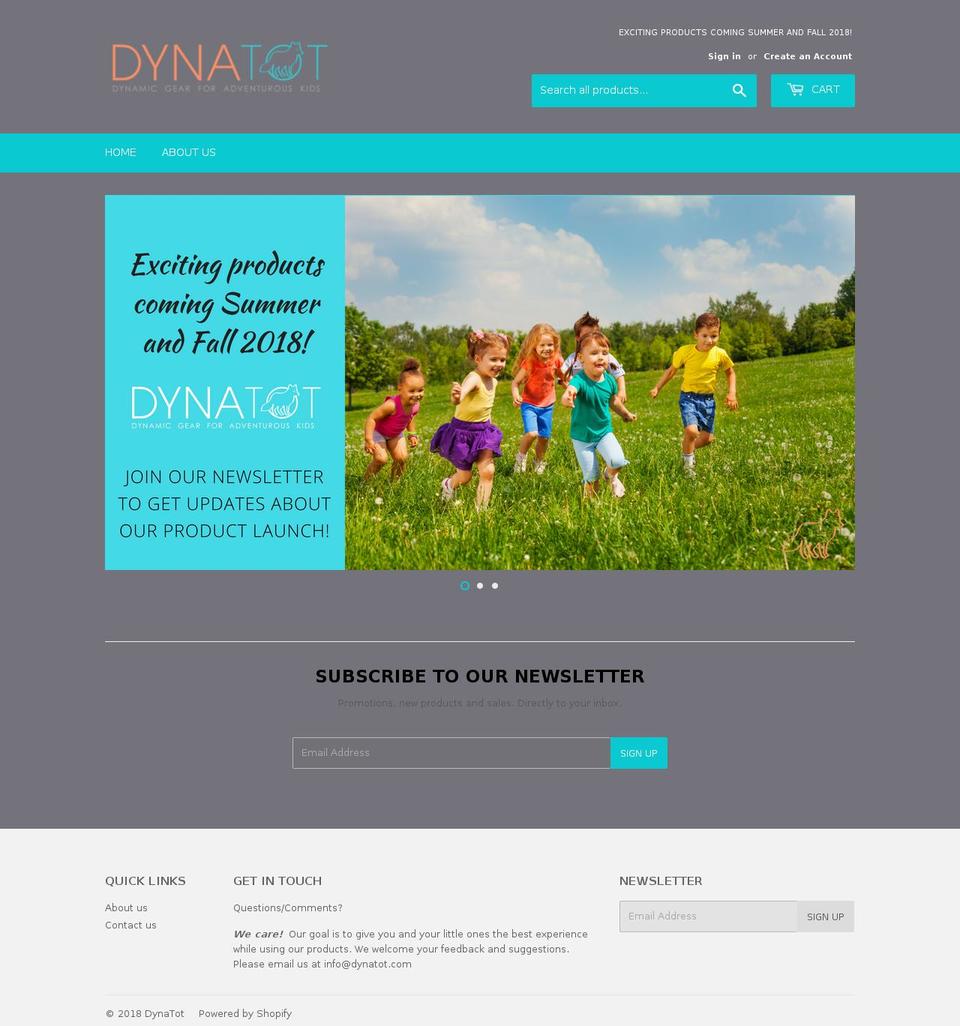 dynatot.com shopify website screenshot