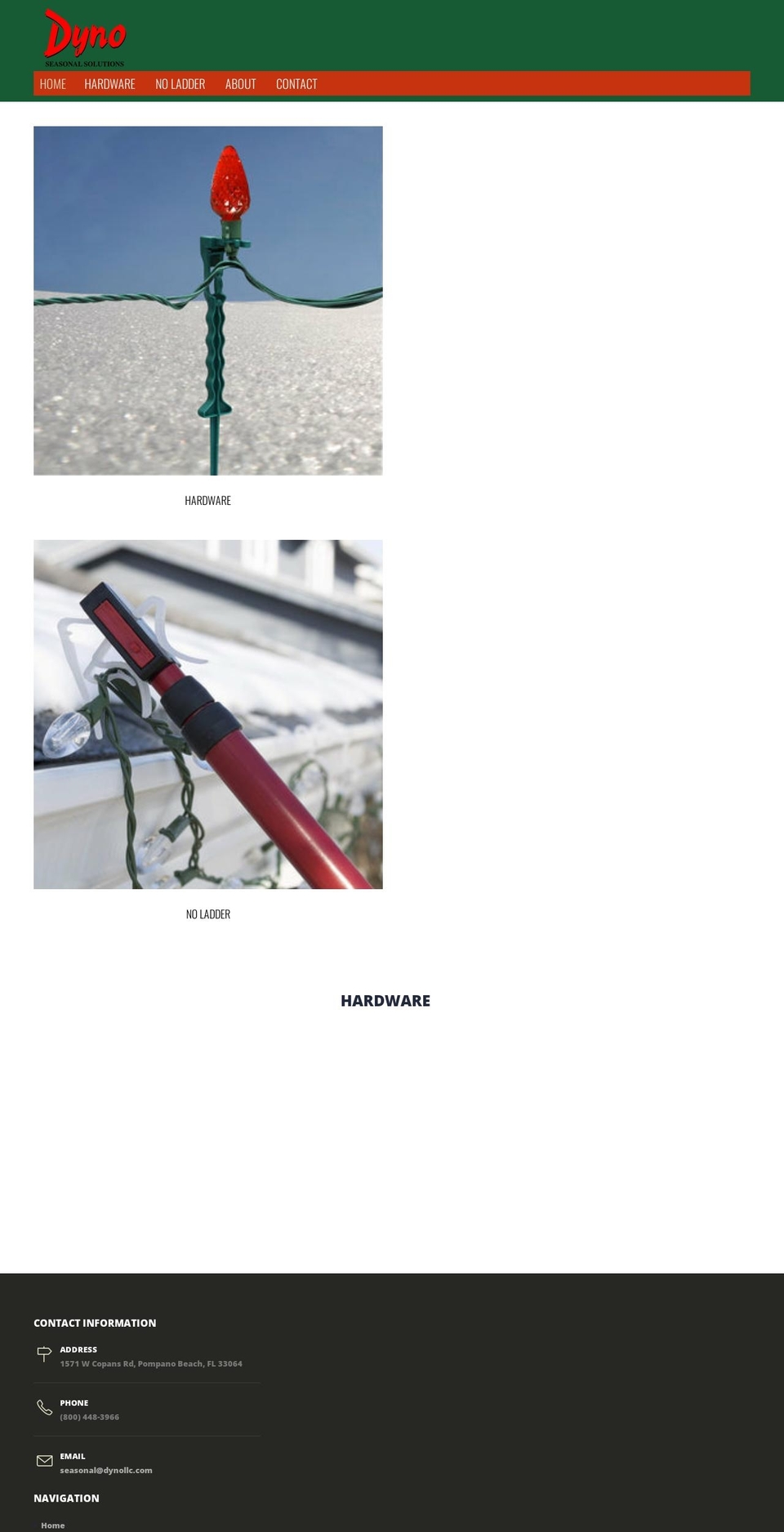 dynochristmas.com shopify website screenshot