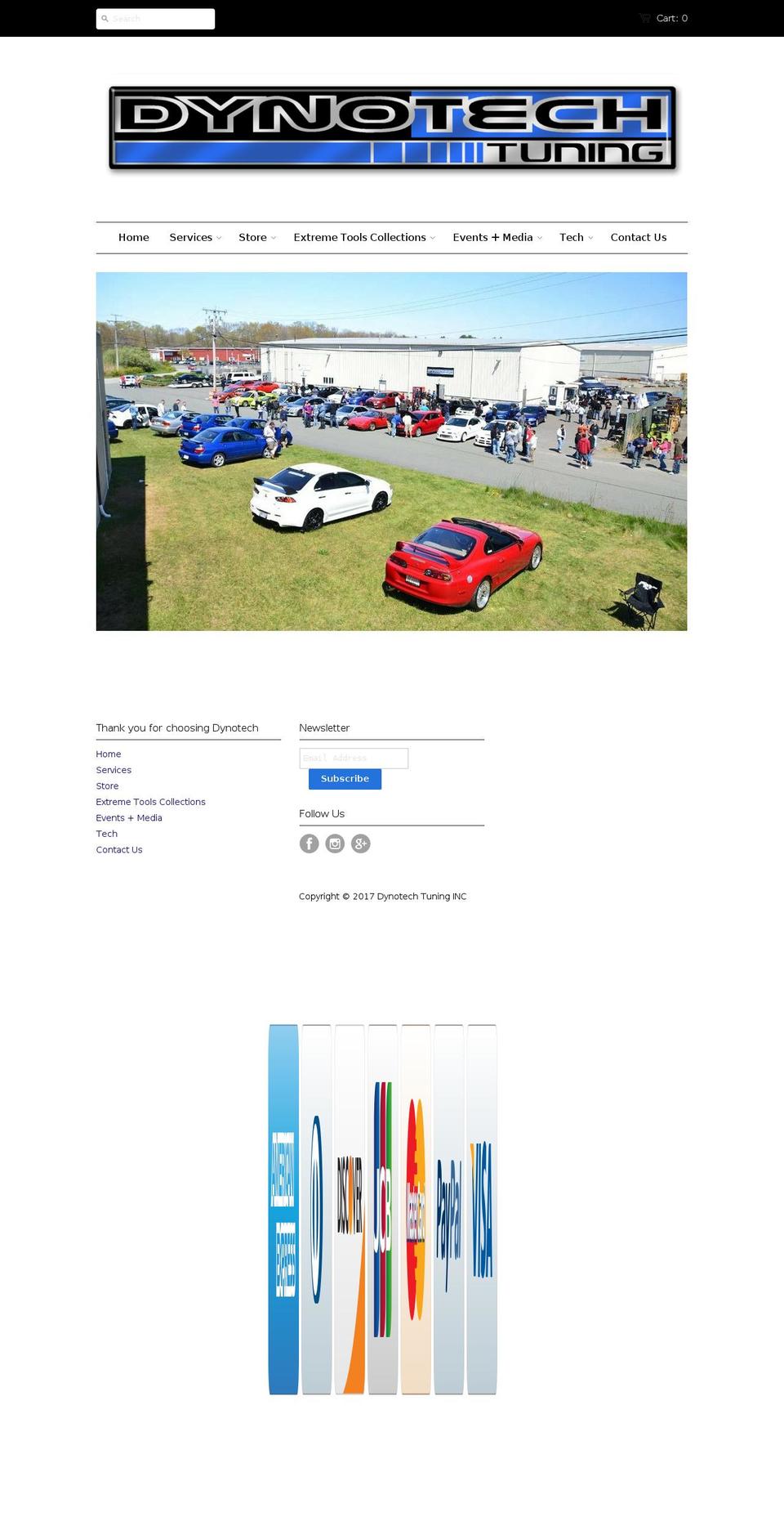dynotechtuning.com shopify website screenshot